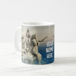 Taza De Café Estatua de las sirvientas. Personalizada