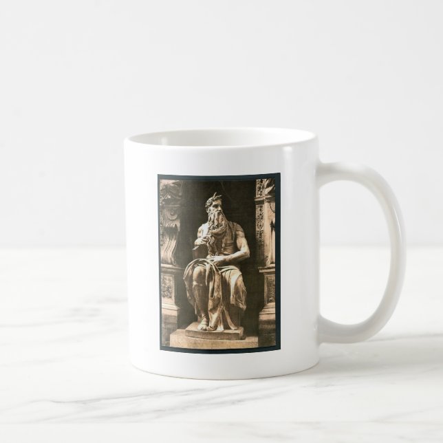 Taza De Café Estatua de Michael Ángel, "el Moses asentado", (Derecha)