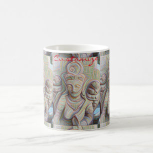 Taza De Café Estatua de Mosaic buddha