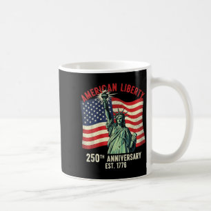 Taza De Café estatua del 250 aniversario de la libertad america