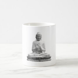 Taza De Café Estatua del Buda Blanco