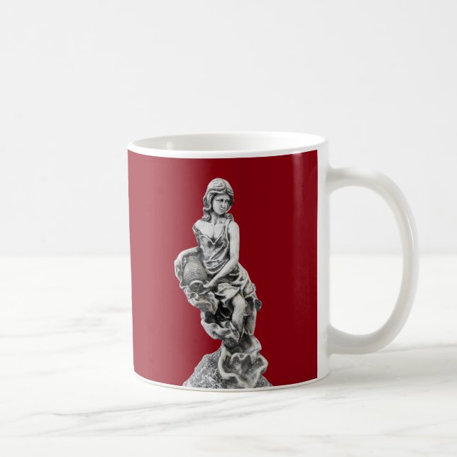 Taza De Café Estatua femenina clásica (Derecha)