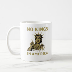 Taza De Café Estatua No Kings In America De La Protesta Del Día