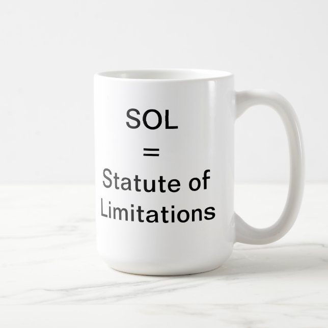 Taza De Café Estatuto de limitaciones (Derecha)