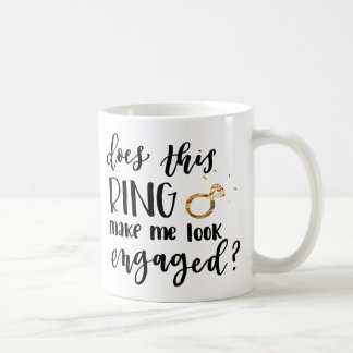 Taza De Café ¿Este Anillo Me Hace Parecer Comprometido?
