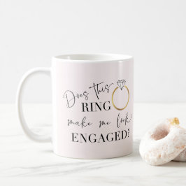 Taza De Café ¿Este Anillo Me Hace Parecer Una Caligrafía Compro