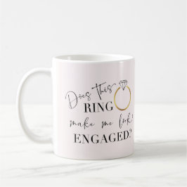 Taza De Café ¿Este Anillo Me Hace Parecer Una Caligrafía Compro