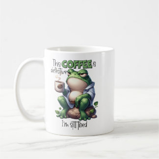 Taza De Café "Este Café Es Defectuoso" Brumpy Frog Mug