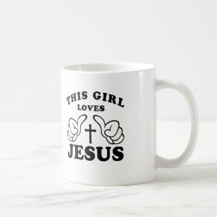 TAZA DE CAFÉ ESTE CHICA AMA A JESÚS