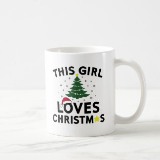 Taza De Café Este chica ama navidad