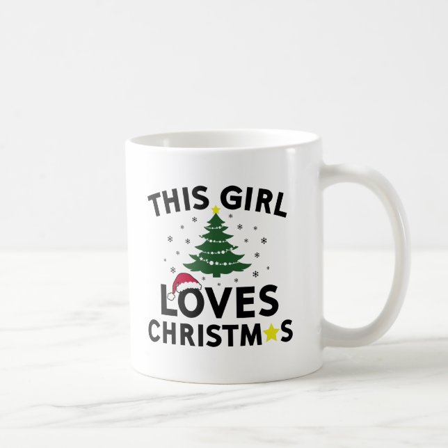 Taza De Café Este chica ama navidad (Derecha)