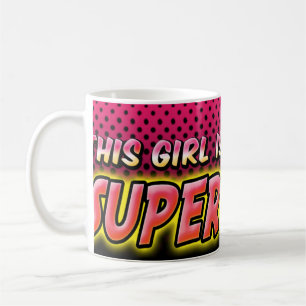 Taza De Café Este chica es un Superwoman