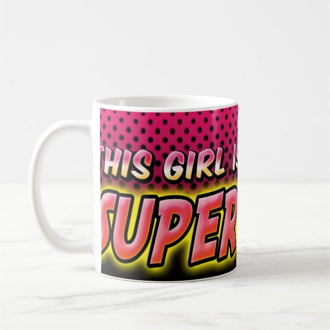 Taza De Café Este chica es un Superwoman (Izquierda)