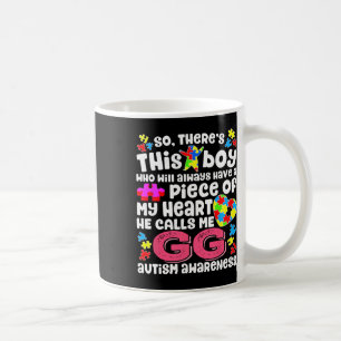 Taza De Café Este Chico Me Llama Gg Luchador Concientización So