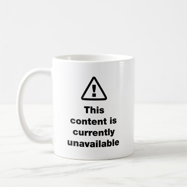 Taza De Café ⚠ Este Contenido Actualmente No Está Disponible (Izquierda)