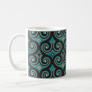 Taza De Café Este de Arabia: Elegante ornamento sin foco.