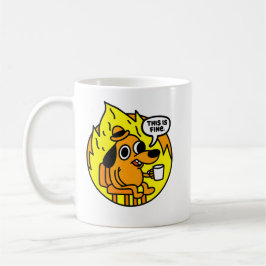 Taza De Café Este Diseño de Humor Caótico Inspirado en el Meme
