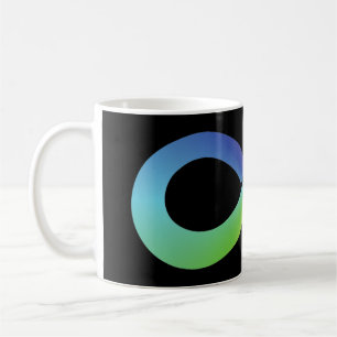 Taza De Café Este diseño infinito de arcoiris puede simbolizar 