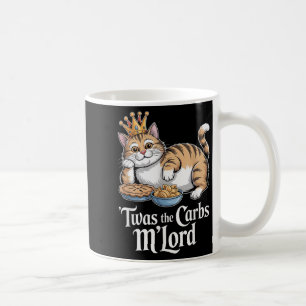Taza De Café Este Era El Carbs Mlord Funny Cat Con Corona Para