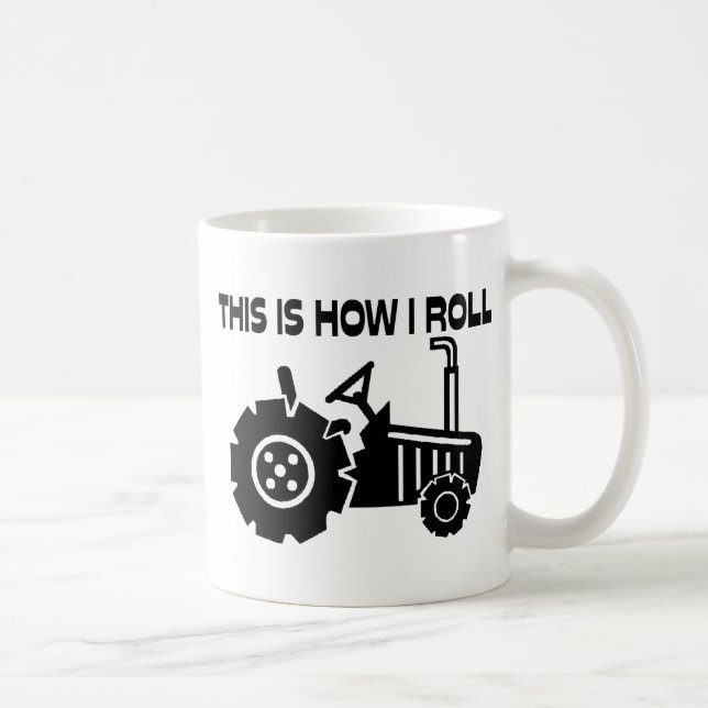 Taza De Café Éste es cómo ruedo el tractor de cultivo (Derecha)
