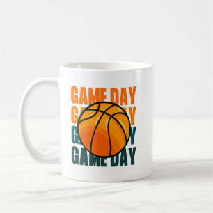 Taza De Café Este es el Día del Juego de Vintage del Baloncesto