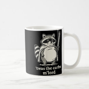 Taza De Café Este Es El Gráfico Meme De Los Carbs Mlord Raccoon