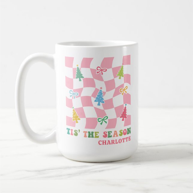 Taza De Café Este Es El Nombre De Los Navidades De Coqueta Rosa (Izquierda)