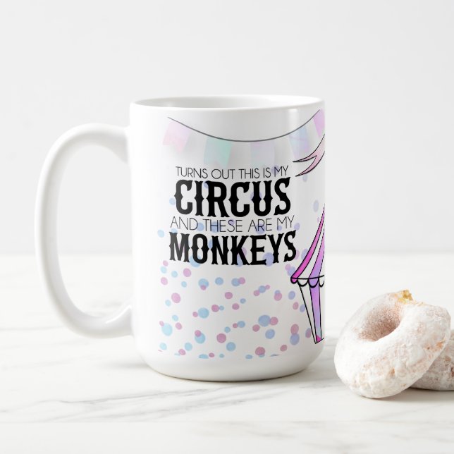 Taza De Café Este es mi circo (Con donut)