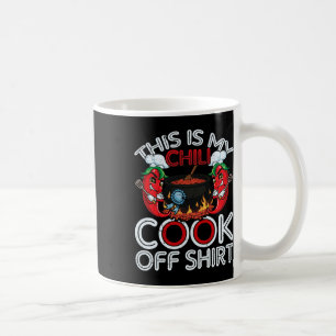 Taza De Café Este es mi cocinero de chile de la camiseta de com
