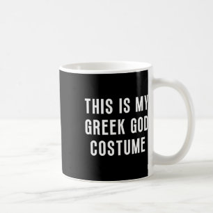 Taza De Café Este Es Mi Dios Griego Disfraz De Halloween Gracio