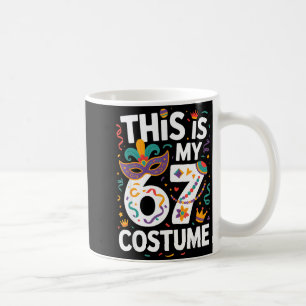 Taza De Café Este Es Mi Disfraz 67 Purim Mardi Gras Carnaval Ma