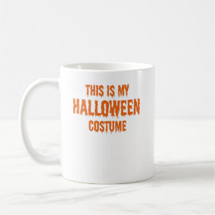 Taza De Café este es mi disfraz de halloween