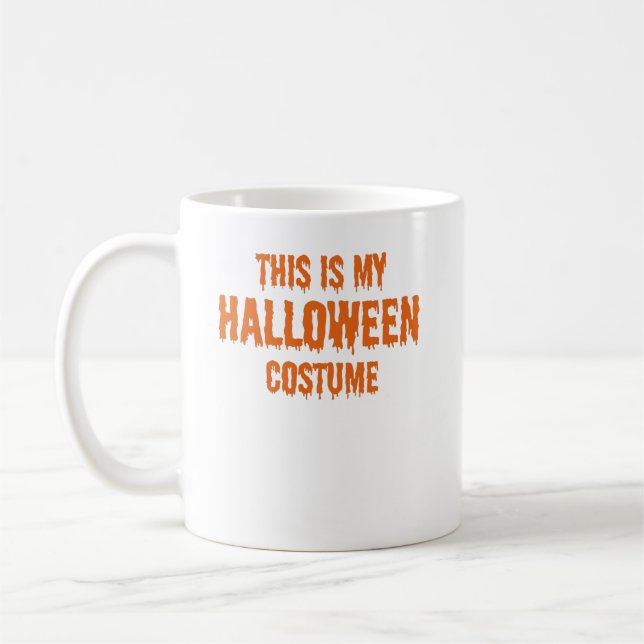 Taza De Café este es mi disfraz de halloween (Izquierda)