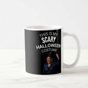 Taza De Café Este Es Mi Disfraz De Halloween Temeroso Kamala Ha