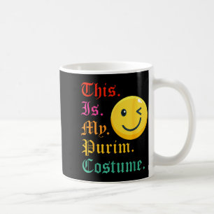 Taza De Café Este es mi disfraz de purim divertido judío