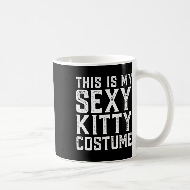 Taza De Café Este Es Mi Gato De Halloween Fácil. (Derecha)