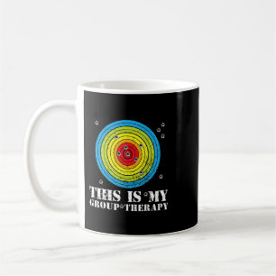 Taza De Café Este Es Mi Grupo Terapia Gun Range Target Shooting