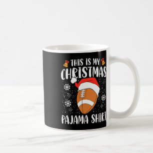 Taza De Café Este Es Mi Navidad Camisas Pajama Fútbol Noche Sp