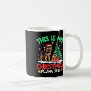Taza De Café Este Es Mi Navidad Pajama German Shepherd Dog Lo