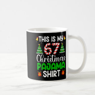 Taza De Café Este es mi pijama de Navidad 67 divertido meme sei