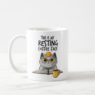 Taza De Café Este Es Mi Rostro De Café Descanso