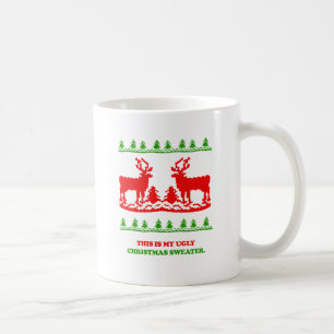 Taza De Café Este es mi suéter de Navidades feos