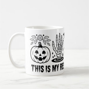 Taza De Café Este es mi trasero de bruja   Halloween
