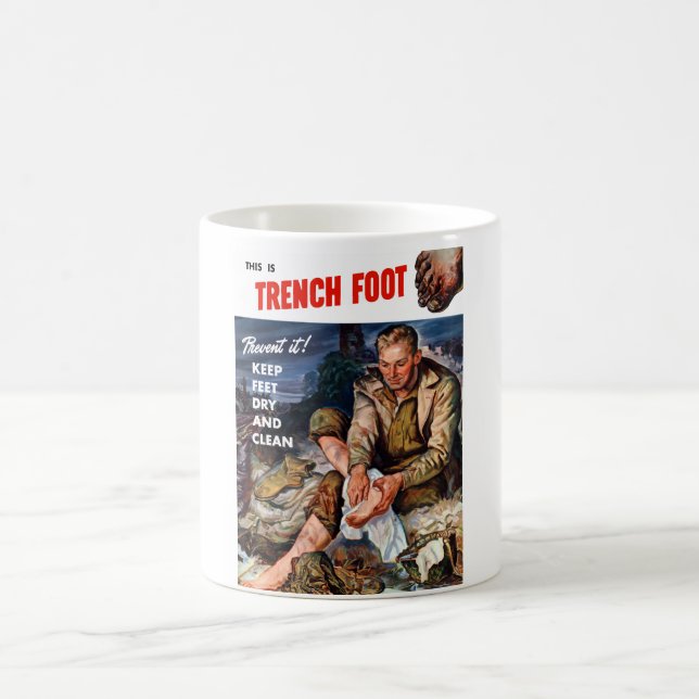 Taza De Café Éste es pie de foso -- ¡Prevéngalo! (Centro)