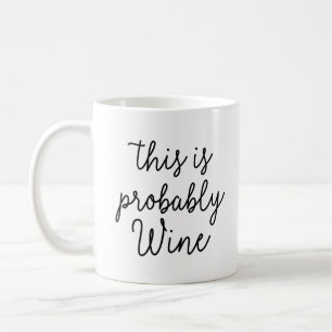 Taza De Café Éste es probablemente vino