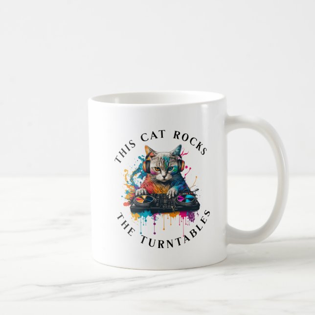 Taza De Café Este gato sacude los tornillos (Derecha)
