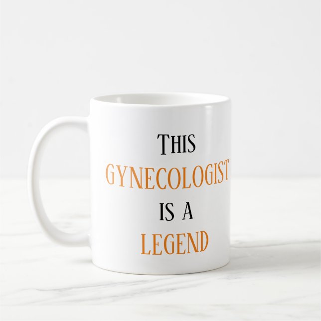 Taza De Café Este ginecólogo es un legendario Médica Coffee Mug (Izquierda)