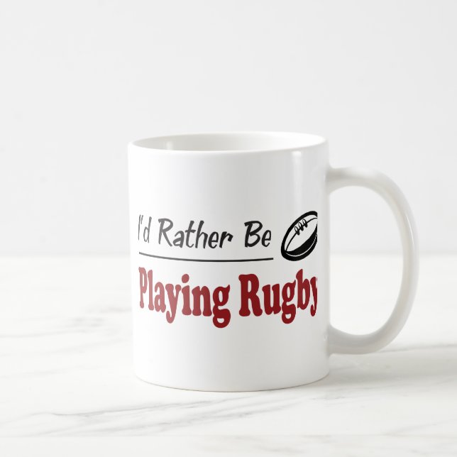 Taza De Café Esté jugando bastante a rugbi (Derecha)