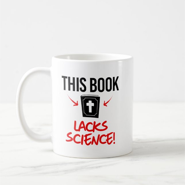 Taza De Café Este libro carece de ciencia (Izquierda)