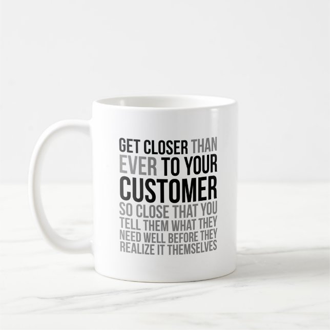 Taza De Café Esté Más Cerca Que Nunca De Su Cliente (Izquierda)